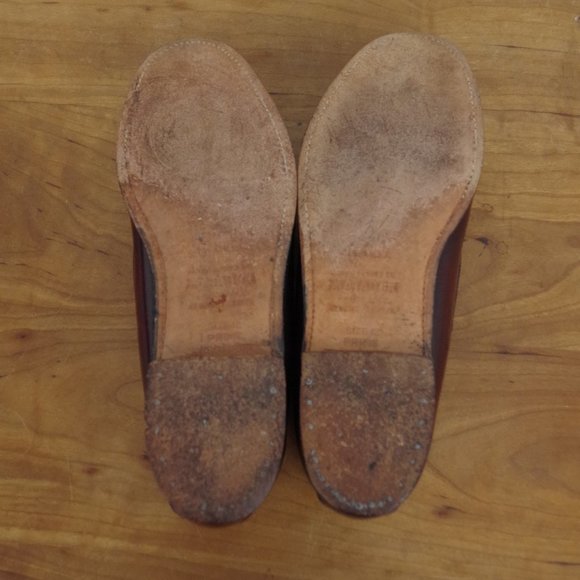 Men's Bass Weejuns Kiltie Tassel Leather Loafer Size 9D - Picture 9 of 9